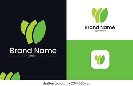 YM Modern Letter Logo design.