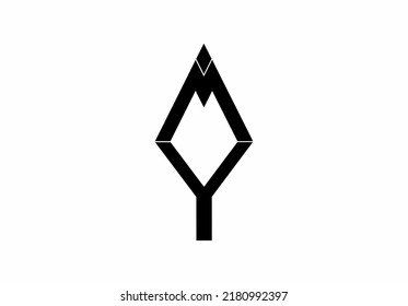 Ym My Y M Spear Head Logo.ym My Monogram Logo