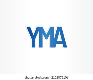 YMA Logo del icono de la carta inicial
