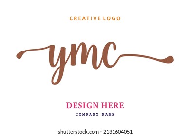YMC lettering logo is simple, easy to understand and authoritative