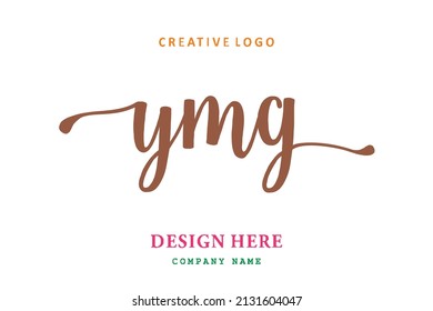 YMG lettering logo is simple, easy to understand and authoritative