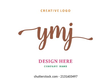 YMJ lettering logo is simple, easy to understand and authoritative