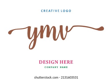 YMV lettering logo is simple, easy to understand and authoritative