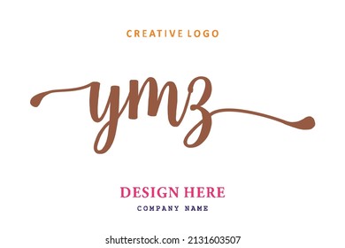 YMZ lettering logo is simple, easy to understand and authoritative