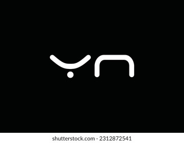 Diseño De Logotipo Y Logotipo De Los Alfabetos YN  