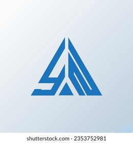 YN-Buchstaben Logo kreatives Design. YN einzigartiges Design.
