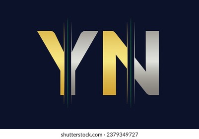 YN Letter Logo Template Illustration Design.