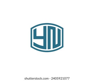 YN logo design vector template