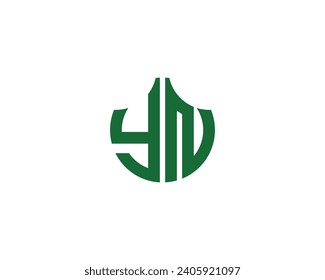 YN logo design vector template