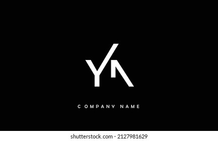 YN, NY Alphabets Letters Logo Monogram
