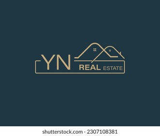 YN Real Estate  Consultants Logo Design Vectors images. Luxury Real Estate Logo Design