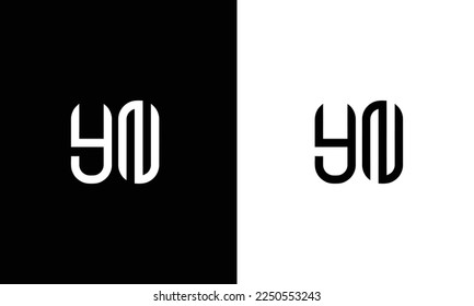 YN, Y, N abstract letters logo monogram