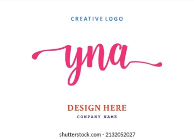 YNA lettering logo is simple, easy to understand and authoritative
