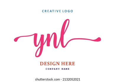El logotipo de la inscripción YNL es sencillo, fácil de entender y autorizado