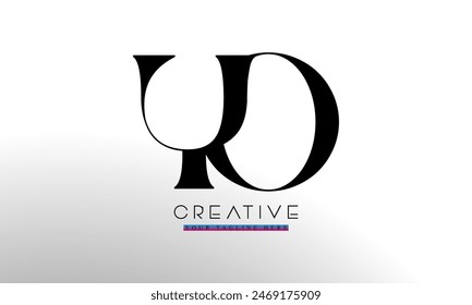 YO Abstract Letters Logo Monogram