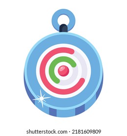 A yo yo ball flat icon design 