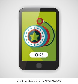 yo yo flat icon with long shadow,eps 10