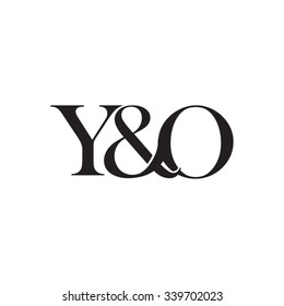 Y&O Initial logo. Ampersand monogram logo