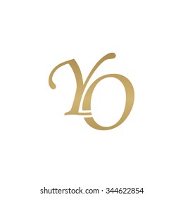 YO initial monogram logo