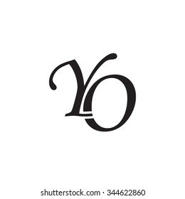 YO initial monogram logo