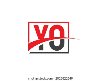 YO Letter Logo Design template