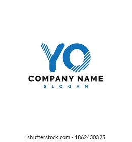 YO Letter Logo Design. YO Letter Logo Vector Illustration - Vector