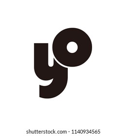 yo letter vector logo. oy letter vector logo