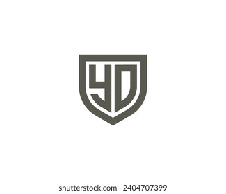 YO Logo design vector template