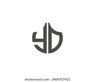 YO Logo design vector template