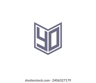 YO logo design vector template