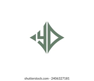 YO logo design vector template