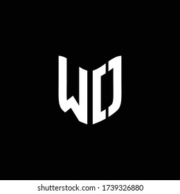 yo logo monogram with shield shape design template