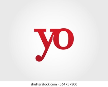 yo lowercase logotype