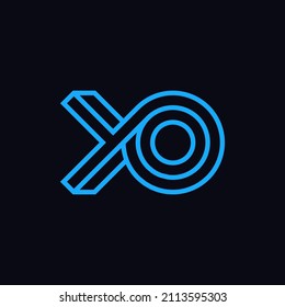 YO OY logo. the letter Y and O perfectly combined into a new, modern and original Logo