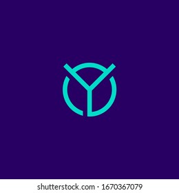YO or OY monogram logo.