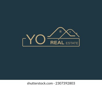 YO Real Estate  Consultants Logo Design Vectors images. Luxury Real Estate Logo Design