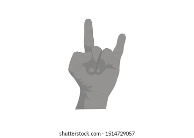 Yo Sign Gesturing Hand vector 