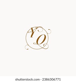 YO uniquely wedding logo symbol of your marriage and you can use it on your wedding stationary