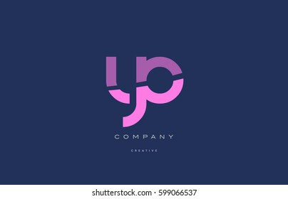 yo y o  pink blue pastel modern abstract alphabet company logo design vector icon template 