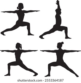 Yoga Asana Pose Illustration for Stress Relief Art