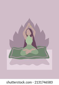 Yoga asana pose position flexible lotus