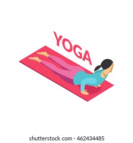 yoga asana vector illustration