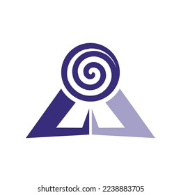 yoga atman 2 logo icon template