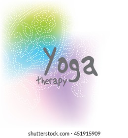 Yoga - fondo con espacio para copiar