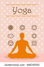 Yoga Background Vector.