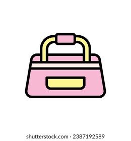 Yoga Bag Icon Vector Illustration
