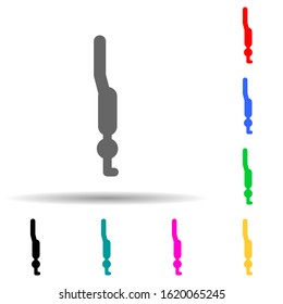 Yoga, balance multi color style icon. Simple glyph, flat vector of yoga icons for ui and ux, website or mobile application
