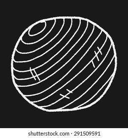 yoga ball doodle