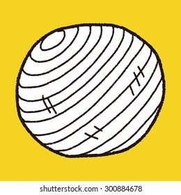 yoga ball doodle