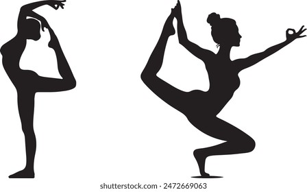 Yoga for Better Sleep vector design